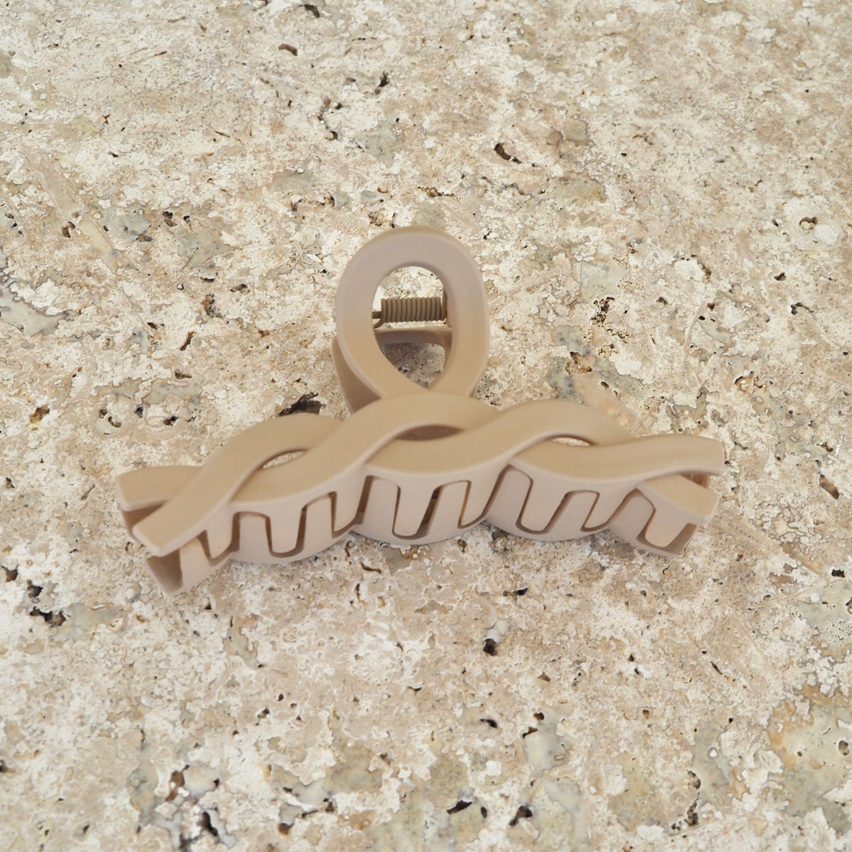 Woven Minimalist Hair Claw Clip