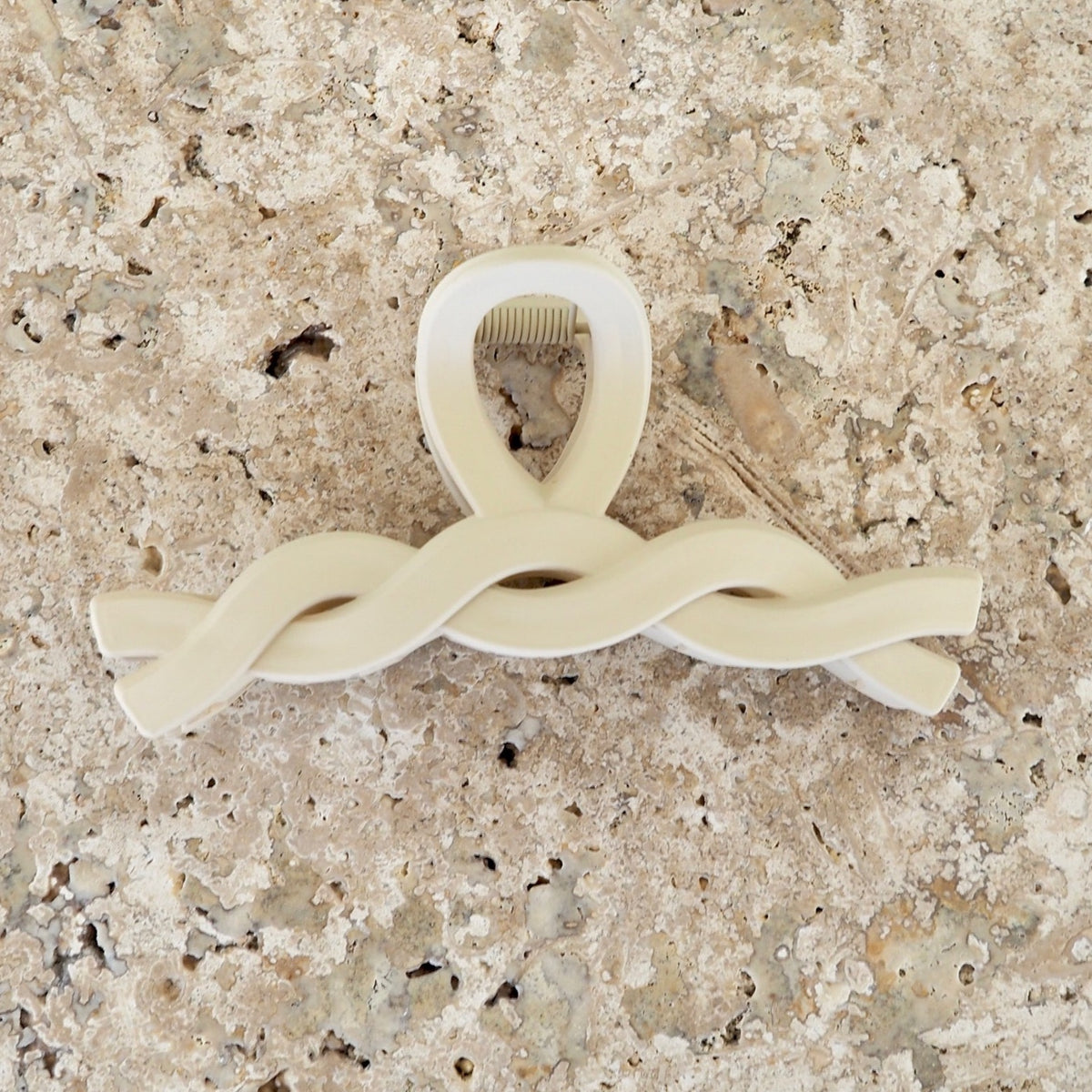 Woven Minimalist Hair Claw Clip