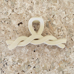 Woven Minimalist Hair Claw Clip